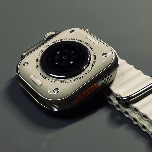 Абсолютно новий смарт-годинник AMOLED HW69 Utra 2 49 мм (series 9) Silver HW69UAS фото