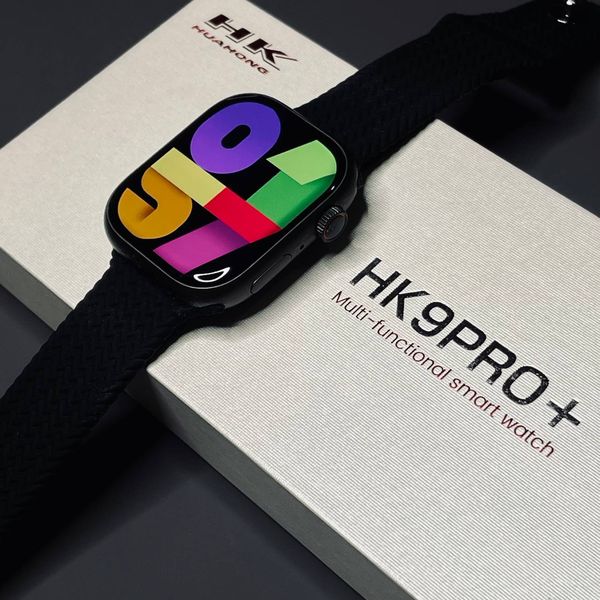 Смарт-годинник HK9 (Gen3) Pro Plus OLED екран українська мова Black HK9PBP фото