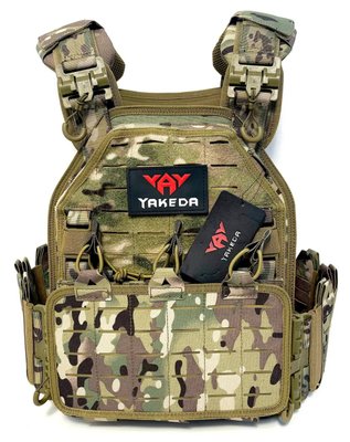 Плитоноска Якеда Yakeda VT-6094A Мультикам швидкий скид 4 точки. Тканина Cordura 1000D 756 фото