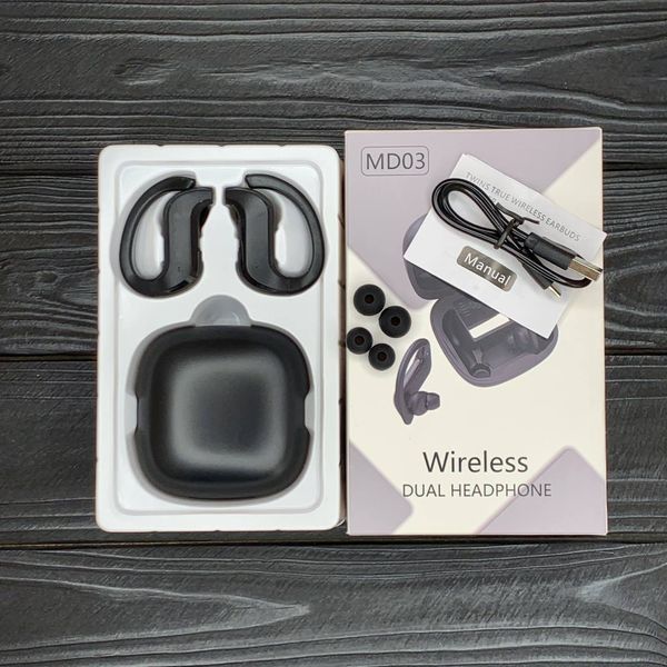 Бездротові сенсорні навушники AirPlus TWS MD03. Bluetooth навушники з дужками. AP36731 фото