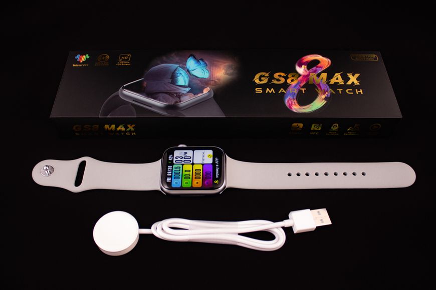 Смарт годинник 8 Series Smart Watch Airplus GS8 Max Silver GS8S фото