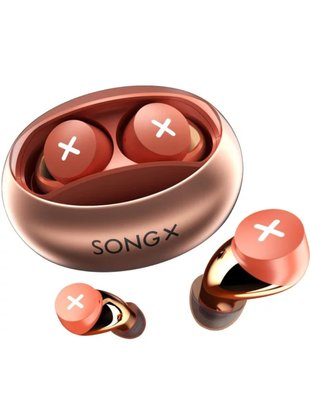Бездротові ваккумні навушники SongX SX06 Orange. SX06 фото