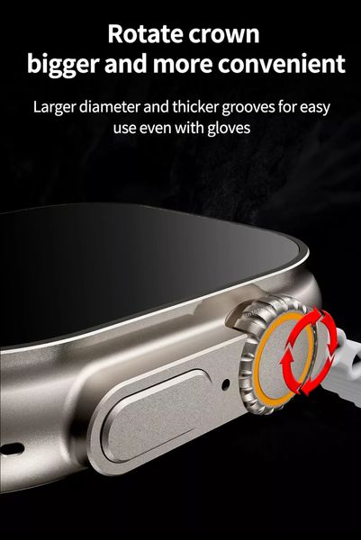 Смарт годинник Airplus Smart Watch 8 Series GS8 ULTRA PREMIUM Black GS8UPB фото
