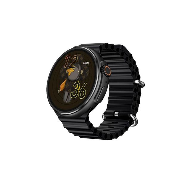 Смарт годинник Airplus Smart Watch Round Screen G9 Ultra Amoled Black RS9UB фото