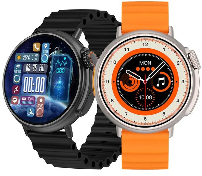Смарт годинник Airplus Smart Watch Round Screen G9 Ultra Amoled Black RS9UB фото