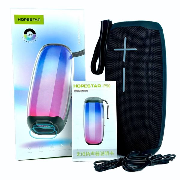 Портативна Bluetooth-колонка Hopestar P50 Black 17375 фото