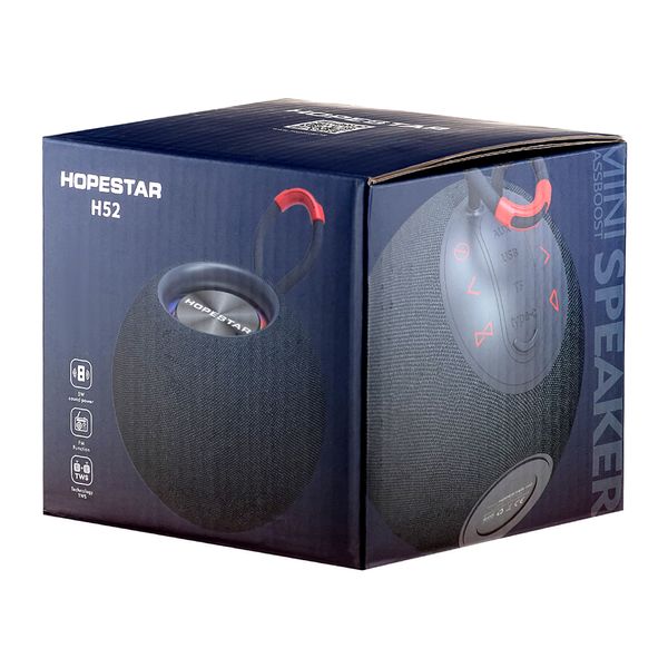 Портативна Bluetooth-колонка Hopestar H52 Blue 17385 фото