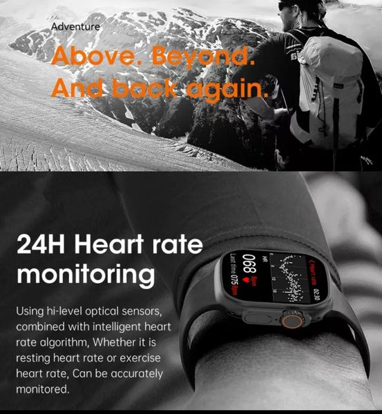 Смарт годинник Airplus Smart Watch 8 Series WS8 ULTRA. WS8S фото