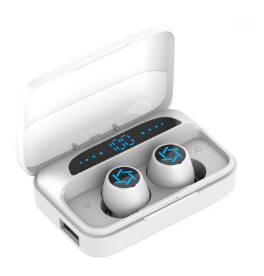 Бездротові сенсорні навушники AirPlus TWS S15 Mini White з функцією Power Bank. S15MW фото
